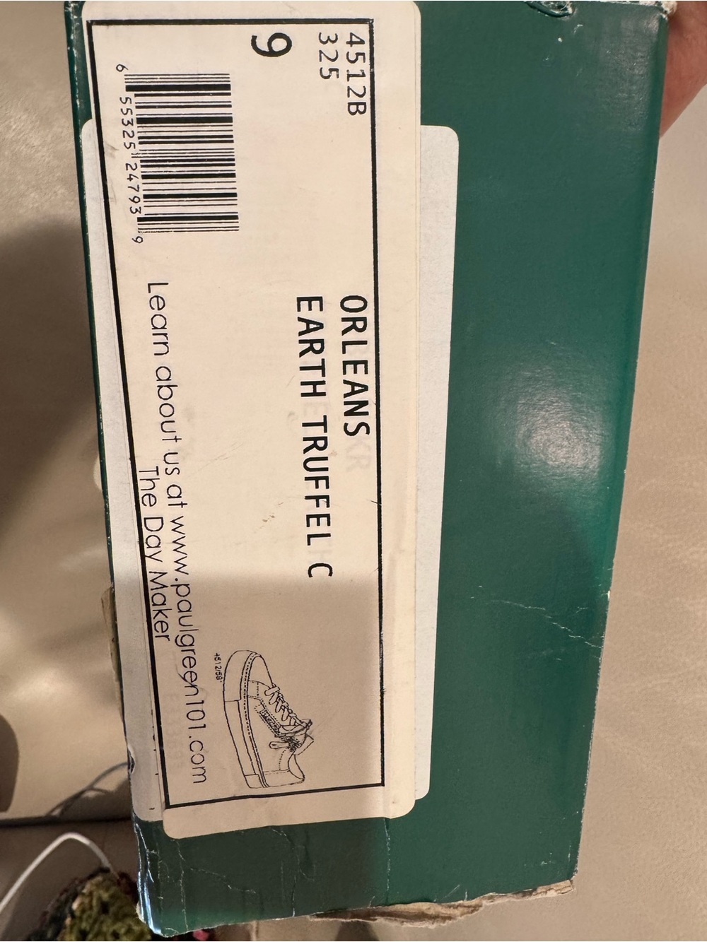 Paul Green Orleans Earth/Truffle Taupe Suede & Metallic Lace-Up Sneakers - Picture 5 of 5
